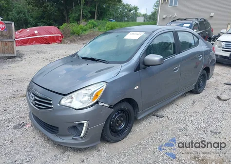 2017 Mitsubishi Mirage G4 Es from USA, damaged, VIN ML32F3FJ3HH004665
